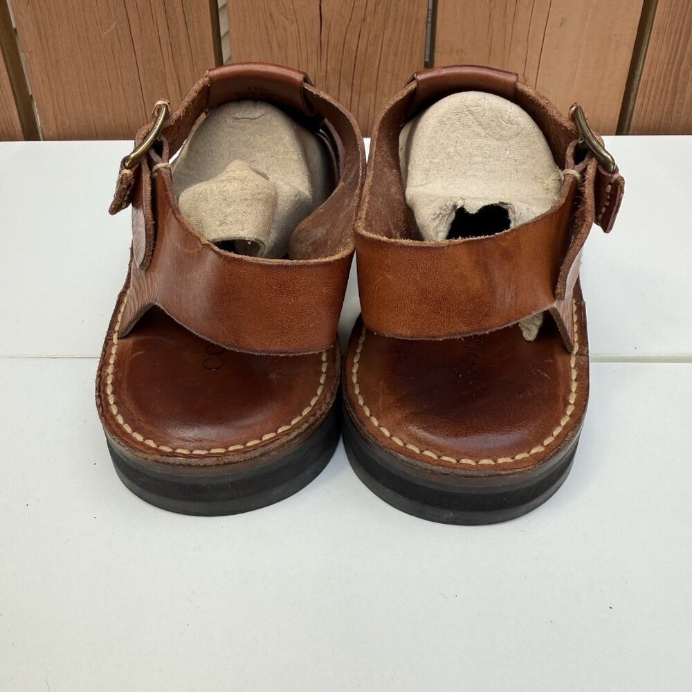 Cole Haan Mens Fishermen Sandals Brown Leather Buckle Sz 11 D - Picture 5 of 8
